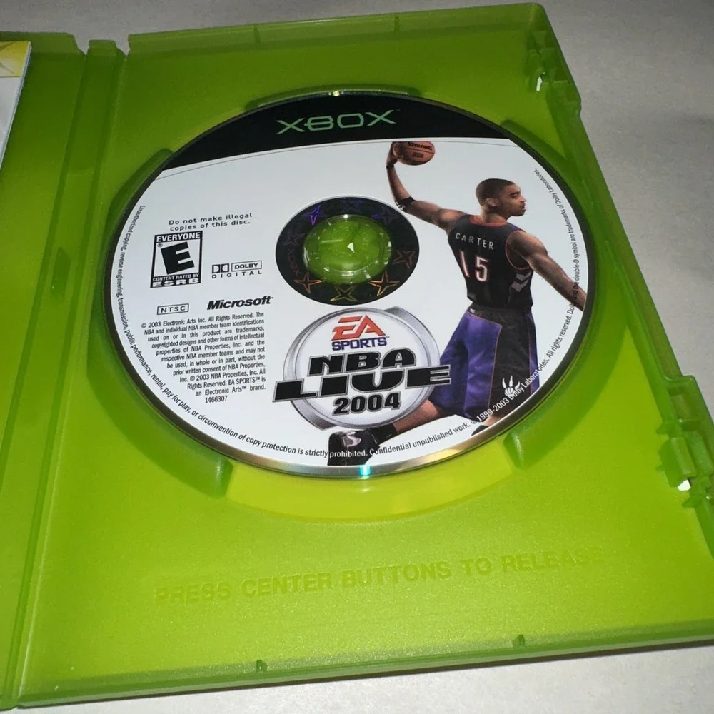 NBA Live 2004 (Microsoft Xbox) Complete CIB Excellent Condition
